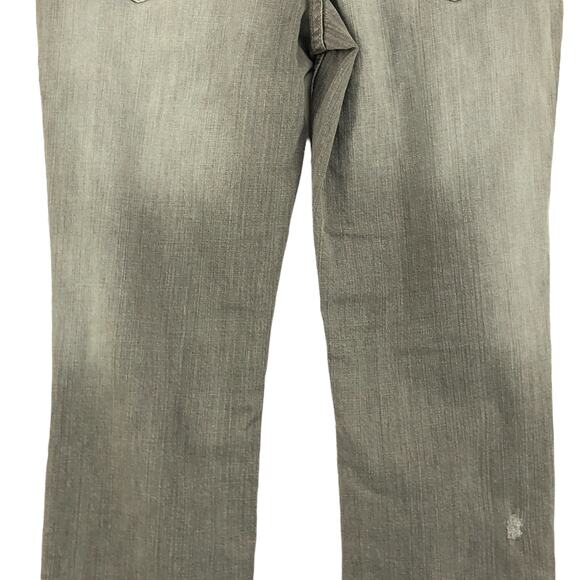 Free People Womens Size W30 Jeans Ripped Distressed Straight Leg Denim Grey - Picture 7 of 13